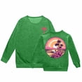 thumbnail image 4 of PMVFHDE Chandails d'Automne pour Filles à Capuche Imprimé Lettre à la Mode Décontracté Ample Vert,110, 4 of 4