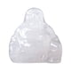 thumbnail image 5 of Buddha figurine, laughing happy, Crystal Carved Feng Shui Wealth, decorative home accent, meditation room, office desk decor, 8-inch tall, detailed craftsmanship, wooden base, for bedroom,, 5 of 9