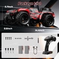 thumbnail image 4 of JoyStone 1:14 All Terrain RC Car RTR Buggy, Max 40+ MPH Off-Road Monster Truck, Hobby Electric Fast RC Truck for Adults Boys, Red, 4 of 7