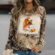 thumbnail image 1 of Ichuanyi liquidación moda para mujeres manga casual de manga redonda redonda de cuello estampado blusa tops blusa ICHUANYI WER202308215229, 1 of 5