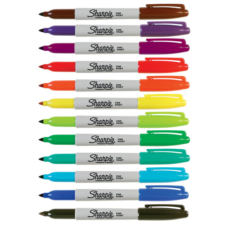 Sharpie Permanent Markers Fine Point Assorted