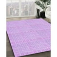 thumbnail image 3 of Ahgly Company Machine Washable Indoor Rectangle Transitional Heliotrope Purple Area Rugs, 7' x 9', 3 of 7