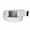 White, variant on CTM Fabric Belt with Nickel Flip Top Buckle (Men Big & Tall)