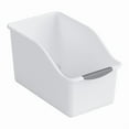 thumbnail image 1 of Typpkmm Curved Plastic Storage Bins with Set - Multipurpose Home, 1 of 7