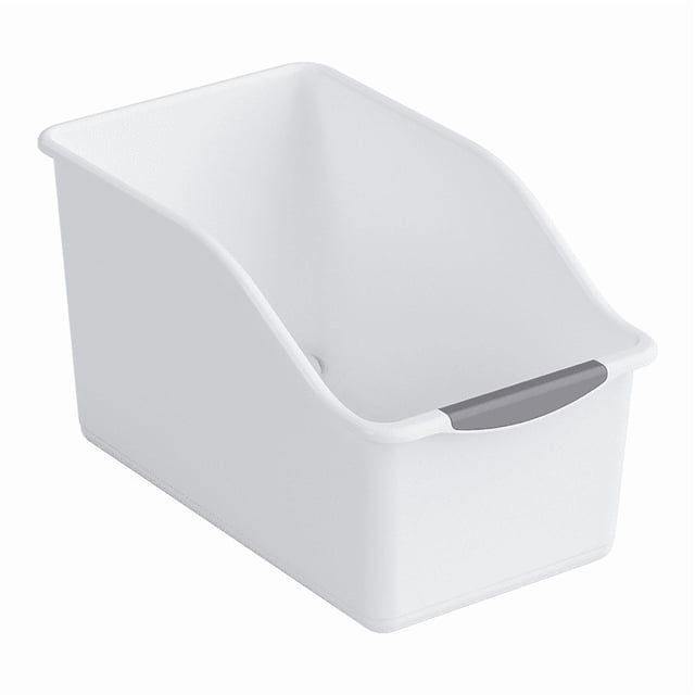 Typpkmm Curved Plastic Storage Bins with Set - Multipurpose Home