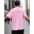 thumbnail image 4 of Playera Hombre Oversize Manga Corta Camiseta De Color Sólido, 4 of 5