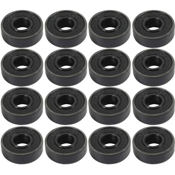 Amphetamine Inline Skate Speed Bearings Set of 16 Pre-Lubricated Ceramic Hybrid