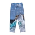 thumbnail image 4 of Xecao Lighthouse in Havana Women's Straight Lounge Pajama Pants: The Epitome of Relaxed Sleepwear, 4 of 9
