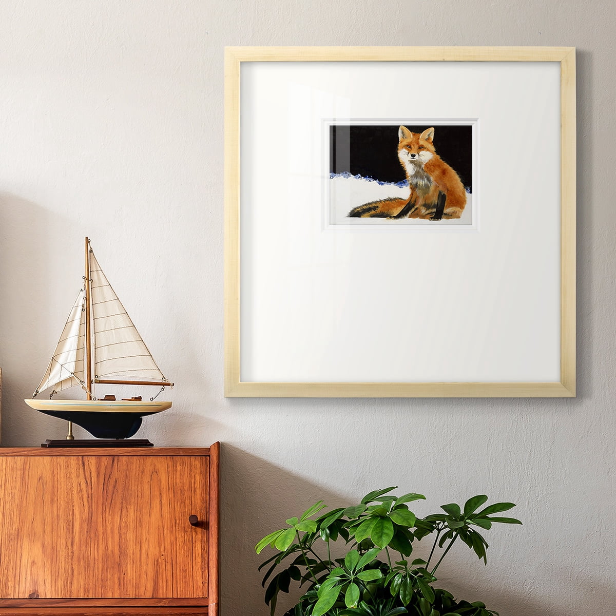 Fox-Premium Framed Print
