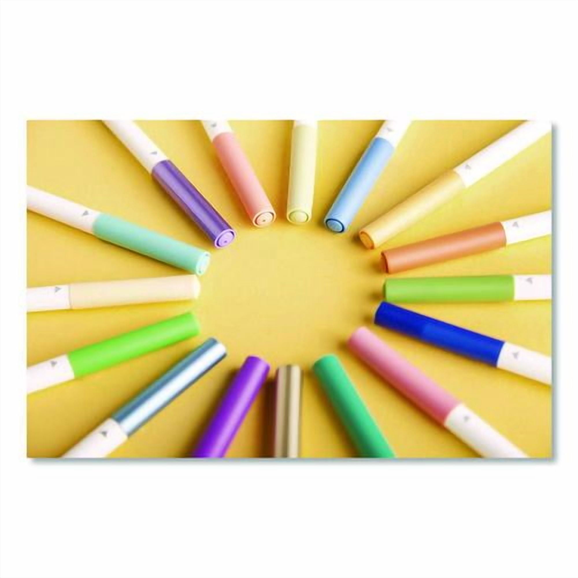 Ultimate Fine Point Porous Point Pen, Stick, Fine 0.4 mm, Assorted Ink Colors, White Barrel, 30/Set | Bundle of 2