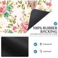 thumbnail image 4 of Classic Wallpaper Vintage Flower Bath Rugs 16x24 Inch Non Slip Bath Mat Quick Dry Absorbent Thin Bath Rug Fit Under Door Washable Bath Floor Rugs for Bathroom Bathtub Shower Sink,Multi 1, 4 of 6