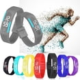 thumbnail image 2 of Dsscvnef Mens Womens Rubber Watch Date Sports Bracelet Digital Wrist Watch B&R, 2 of 2
