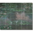 thumbnail image 1 of Ceramic Tile Mural-Claude Monet Garden 29. 36" w x 30" h using (30) 6 x 6 ceramic tiles, 1 of 3