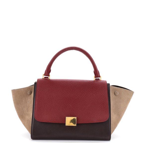 Pre-Owned Bicolor Trapeze Bag Leather Small By Rebag