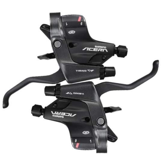 Shimano Acera ST-M390 3*9 27 Speed Bicycle Brake Lever Shifter V-Brake Silver
