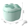 thumbnail image 2 of pitrice 10KG Dog Food Storage Container Cereal Rice Case Organizer Sealed Can Green, 2 of 9