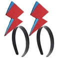 thumbnail image 5 of KAKOWELY 2 diademas divertidas para el pelo para fiestas de cumpleaños, bandas para el pelo de alto rendimiento para mujeres y niñas, accesorios para fotomatón navideños., 5 of 5