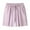 Light Purple, variant on WAYUTE Women Shorts Summer Shorts Casual Comfortable Stretch High Waist Elastic Waistband with Pockets for Daily Wear Vacation Sports