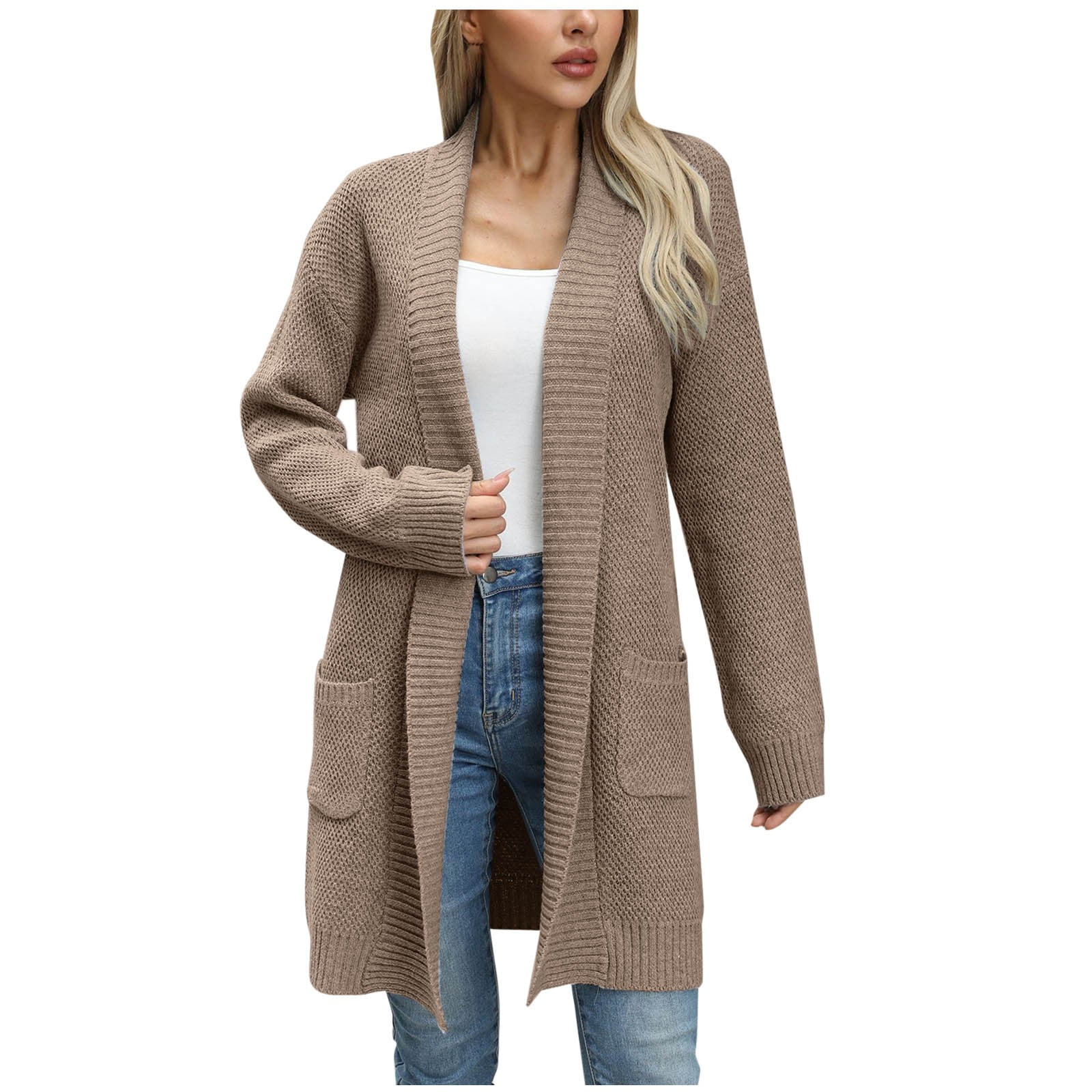GRACE KARIN Women Fringed Cardigan 2024 Boho Hollowed-Out