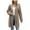 Brown, variant on WREESH Fashion Cardigan Women's Solid Color Knitting Long Sleeve Pockets Cardigan Sweater Coat Tops Sweater Blue