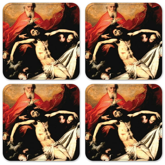Vinyl Drink Coasters - Set of 4 - The Trinity