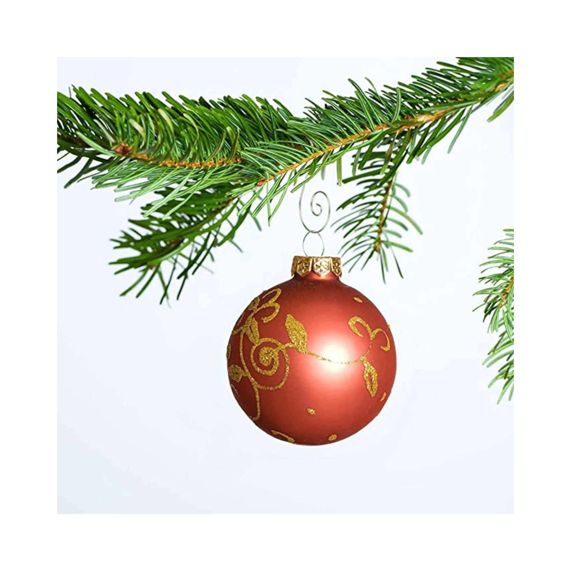 Regent Christmas Ornament Hooks (80 Count Total) Decorative S Hooks, Gold, 1.75 inch