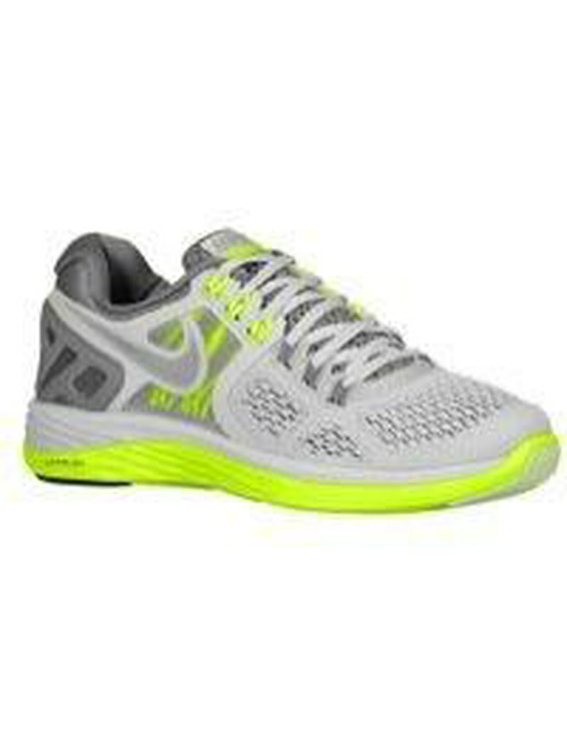 Womens Nike Lunareclipse 4 Running Lt Base Grey/Med Grey/Volt/Reflect Silver -