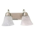 thumbnail image 1 of Eiko 11399 - 2 Light Nickel Vanity Light Fixture (BRVLW-2A19-NI), 1 of 1