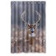 thumbnail image 1 of Cortina de ducha ABPHQTO Diseño ciervo Impermeable 120x180 cm, 1 of 2
