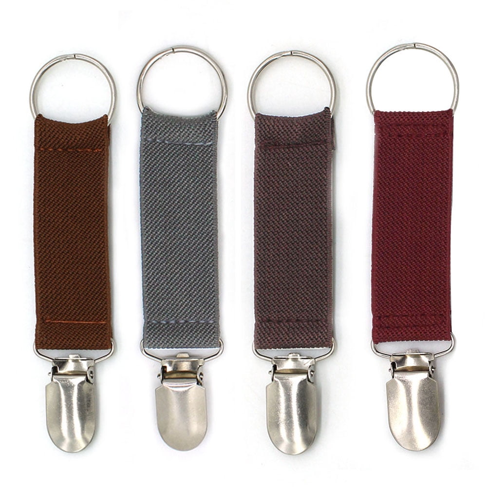 Pinces à Chapeau,Clips Chapeau Voyage,12 Pièces 6 Couleurs Porte Chapeau PU Clip,Clip de Chapeau pour Bec de Canard Multifonction D'extérieur Portables12,5 x 2,4 cm