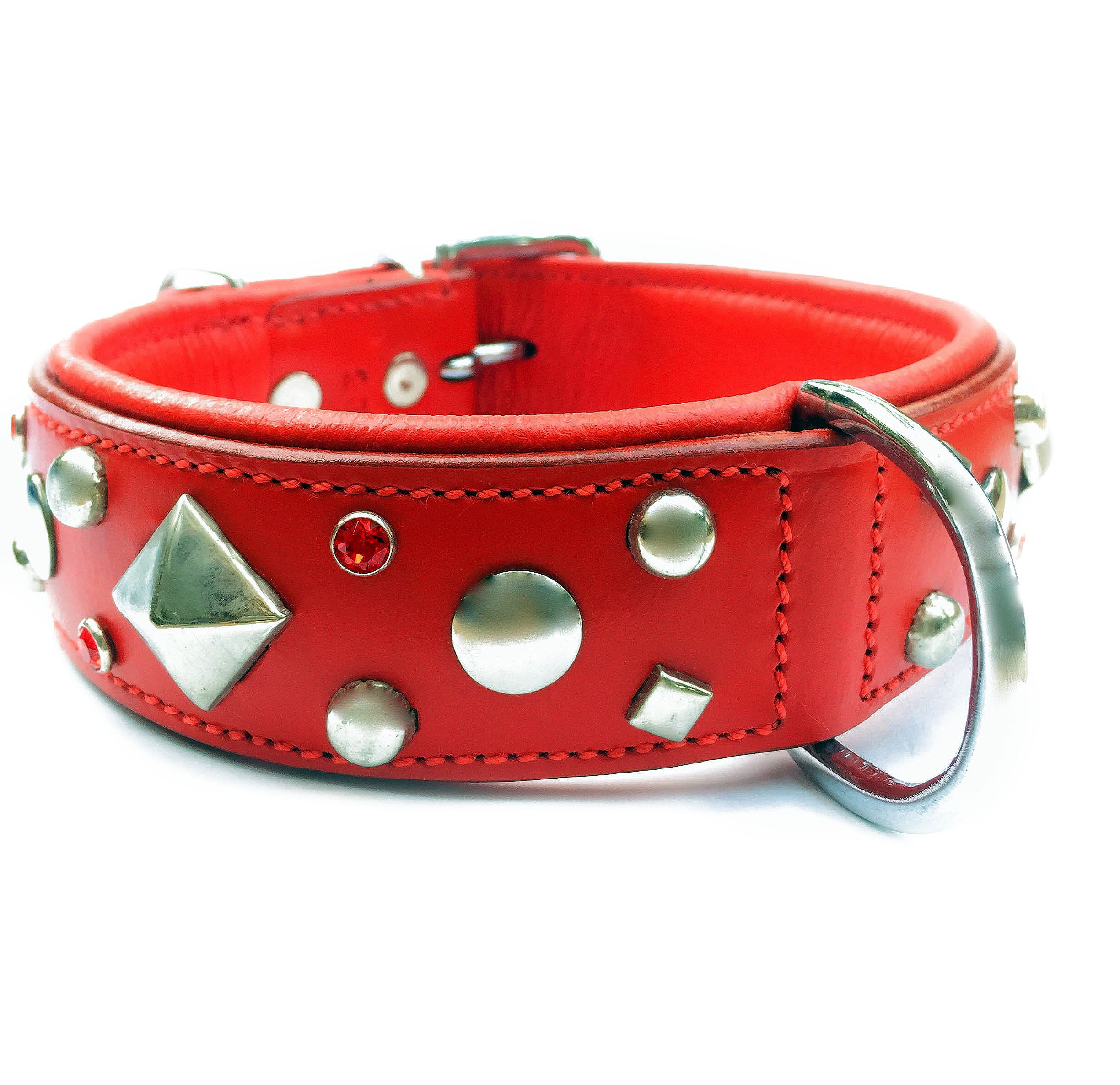 luxury leather dog collars