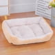 thumbnail image 1 of Bed for Dog Cat Pet Soft Square Plush Kennel Animals Accessories Dogs Basket Sofa Bed Larger Medium Puppy Pet Products Mattress ShopWise Round, 1 of 8