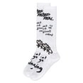 thumbnail image 3 of MeMoi  Graffiti Knee High Socks - Girls - Female, 12, White, 3 of 3