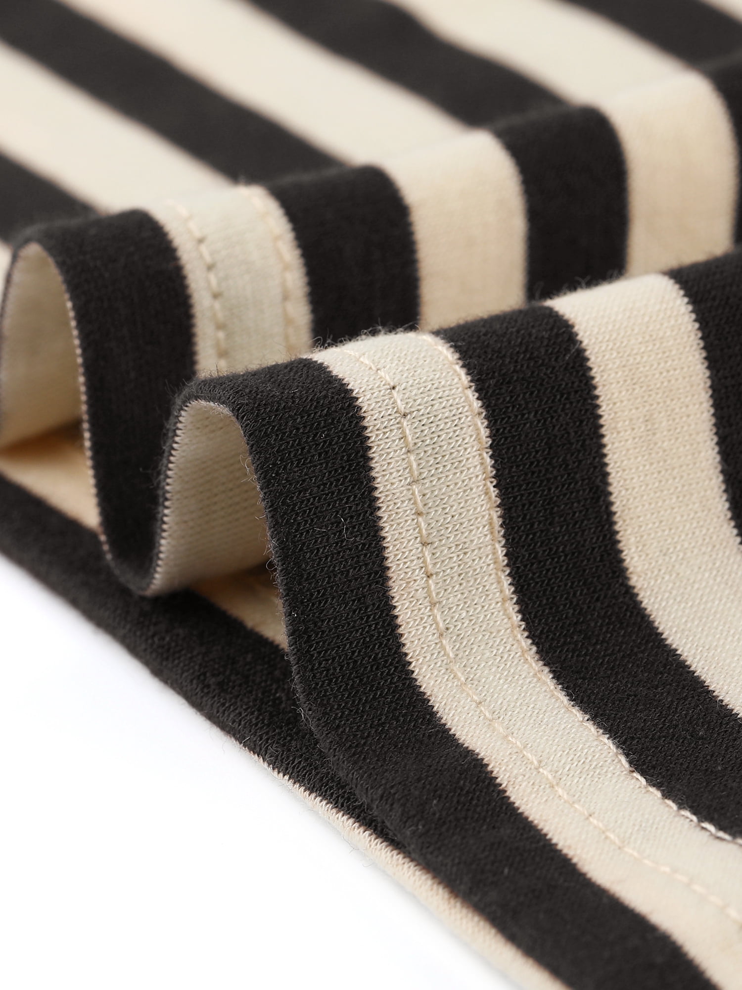 Unique Bargains Women's Plus Size Open Front Striped Mixed Cardigan 2X Brown