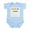 Sky Blue, variant on CafePress - Made In India Infant Creeper - Baby Light Bodysuit, Size Newborn - 24 Months