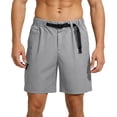 thumbnail image 2 of Xdegoge Lightweight Outdoor Hiking Shorts for Men Quick Dry Cargo Utility Shorts with Adjustable Belt Side Pockets Casual Summer Active Wear for Camping Golf Everyday, 2 of 9