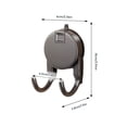 thumbnail image 2 of Shower Hooks Suction Cup Retractable Suction Hanger No Drill Hooks For Home Kitchen Bathroom Shower Glass Door Tile Towel Robe Potty Hook Ceiling for Classroom Ceiling Hooks for Lights Peel And Hooks, 2 of 3