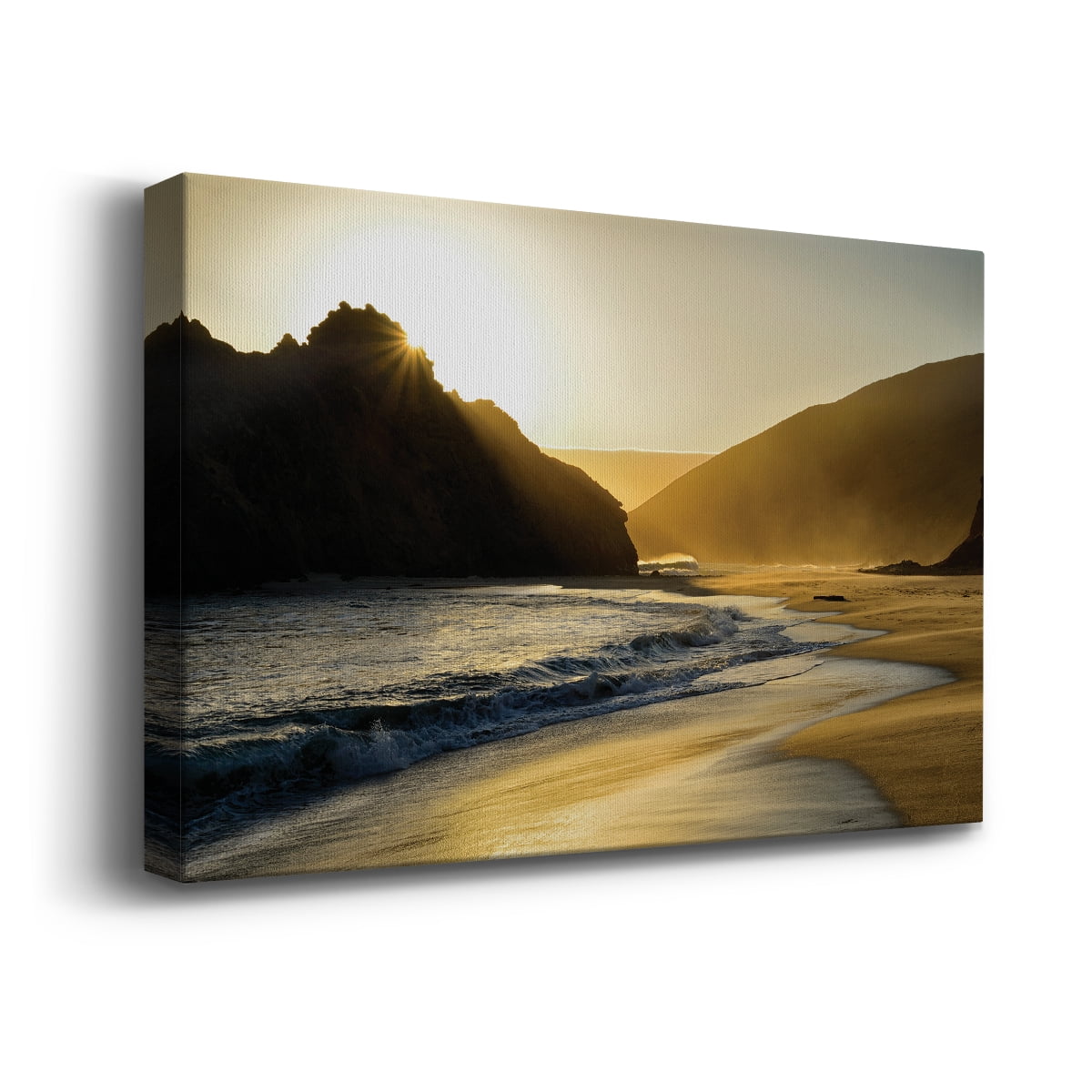 Wexford Home Sunset At Big Sur Premium Gallery Wrapped Canvas, 40" x 60" - Ready to Hang