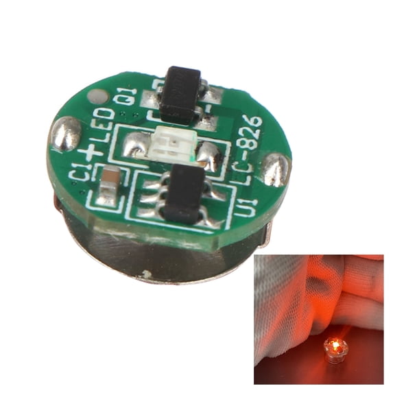 Transportable Attractive Change LED Bulb Utilizing Permanent Button Cell for Crisis Lighting