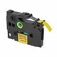 thumbnail image 5 of Cinta de etiquetas Qian QZe-631, 6 pack laminadas 12 mm de ancho 8 m de largo, Negro/Amarillo compatible con Brother P-Touch TZe HSe, resistente al agua y desgaste, 5 of 8