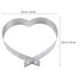 thumbnail image 2 of Adjustable Cake Ring Heart-shaped Cake Circle Stainless Steel Cake Model Baking Tool, 2 of 7