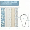 thumbnail image 2 of Shower Curtain, 72"x72" Washable Cloth Spring Blue Blossom Serenity Shower Curtain with 12 Shower Curtain Hooks, Fabric Colorful Romantic Style Shower Curtain Sets for Bathroom Home Decor, 2 of 6