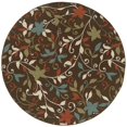thumbnail image 4 of Oriental Weavers Montego 7'10" Round Machine Woven Rug in Brown, 4 of 4