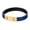 Admiral Blue, variant on Premium Alligator Leather Bracelet – Sleek Design, Handcrafted Luxury, and Timeless Elegance (Mint Green (Gold), 7.1 inch)