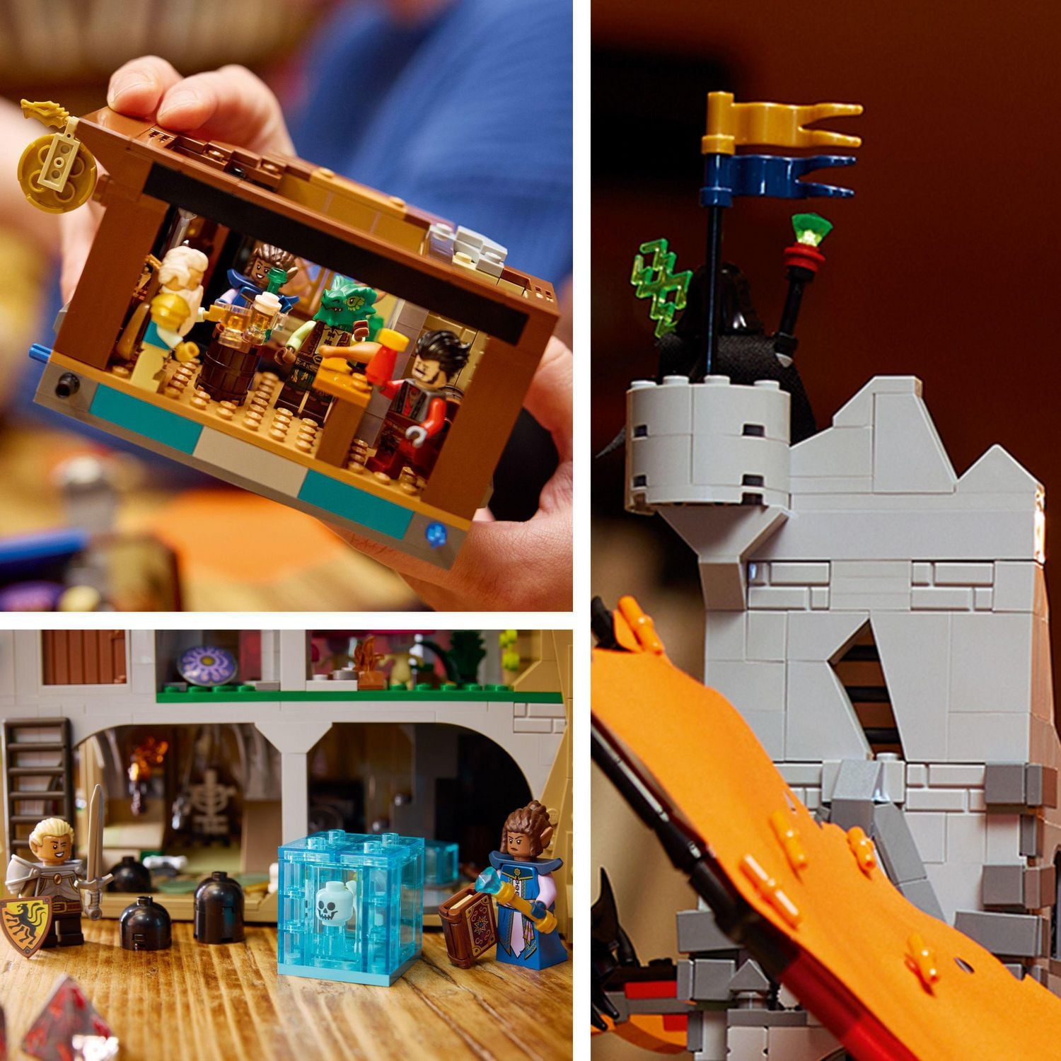 LEGO Ideas Dungeons & Dragons: Red Dragon’s Tale Building Set for Adults, Dungeons and Dragons Gift Idea, Fantasy Model for Build and Display, Created in Collaboration with Wizards of the Coast, 21348