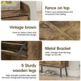 thumbnail image 6 of VEANERWOOD Shoe Cabinet with 4 Flip-Flop Drawers, Narrow Shoe Rack for Entryway Hallway, Freestanding, Rustic Brown, 6 of 10