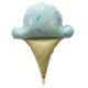 thumbnail image 1 of FELTECHELECTR Globo de dibujos animados con forma de nube de helado, globo de aluminio, globo de postre dulce de caramelo para decoración de fiesta de cumpleaños y baby shower, 1 of 6