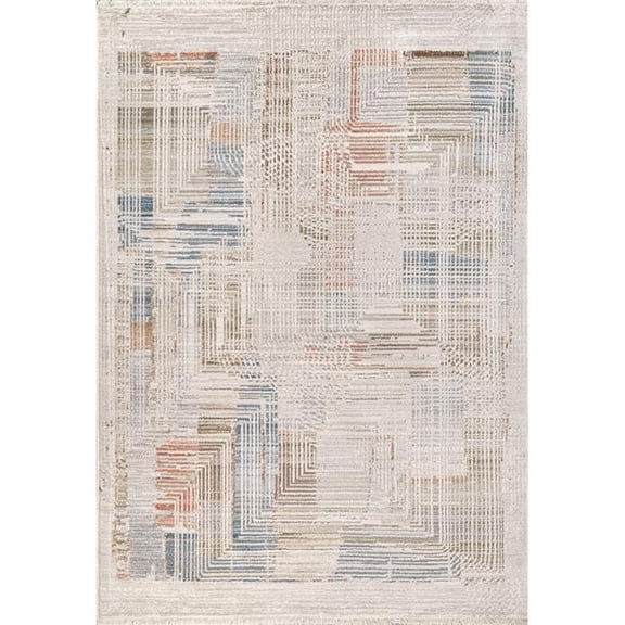 Juno JN466889899 3.11 x 5.7 ft. 6889-899 Rectangle Area Rug, Beige & Multi Color