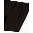 thumbnail image 2 of My Way Girls Biker Shorts Kids Cotton Athletic Shorts for Sports and Under Dresses 3 Pack Black, 2 of 4