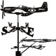 thumbnail image 1 of Retro farm scene metal weather vane rooster,E,35X50CM, 1 of 5
